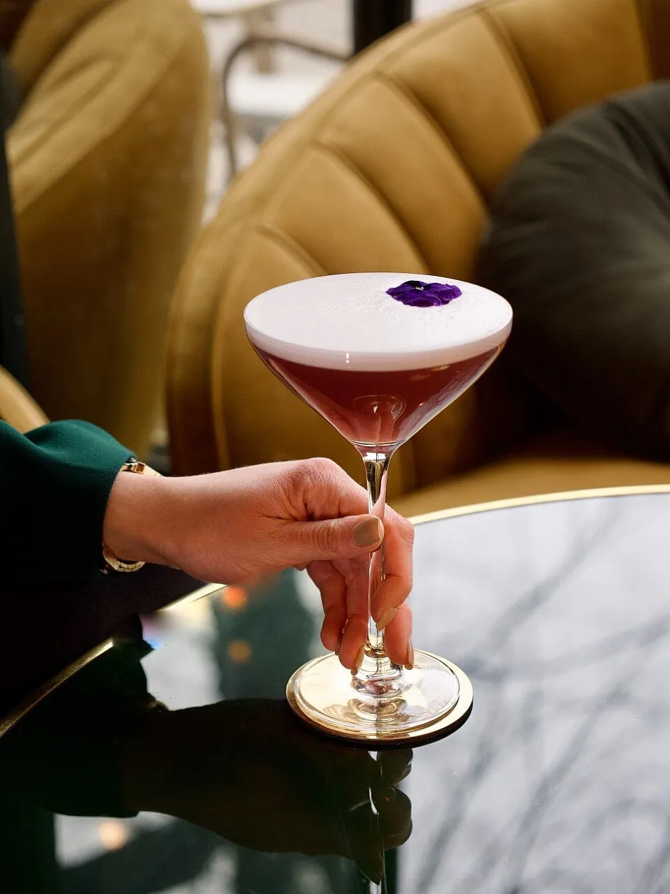 Cocktail signature du Flore au bar