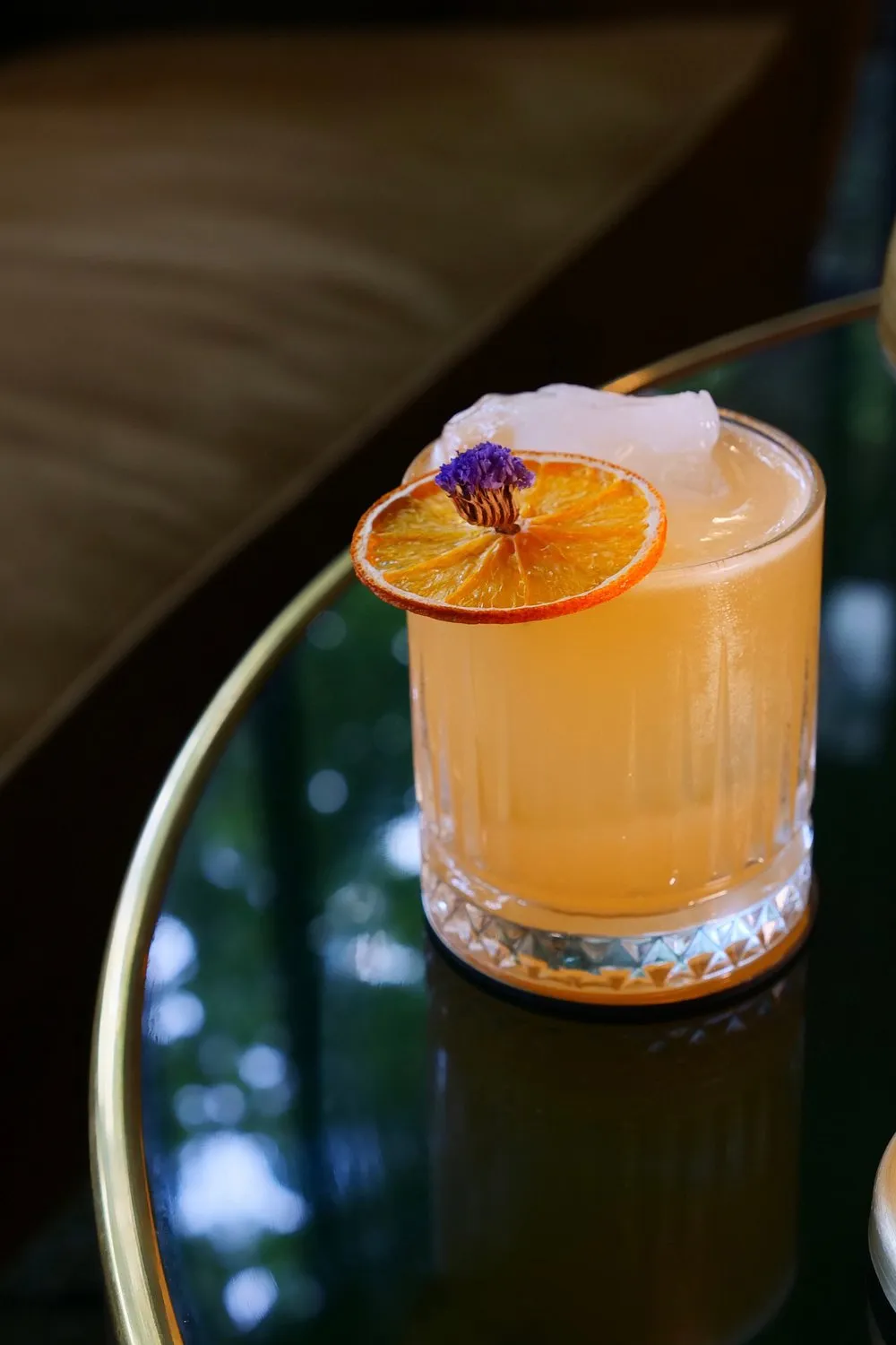 Cocktail signature du Flore, note pêche