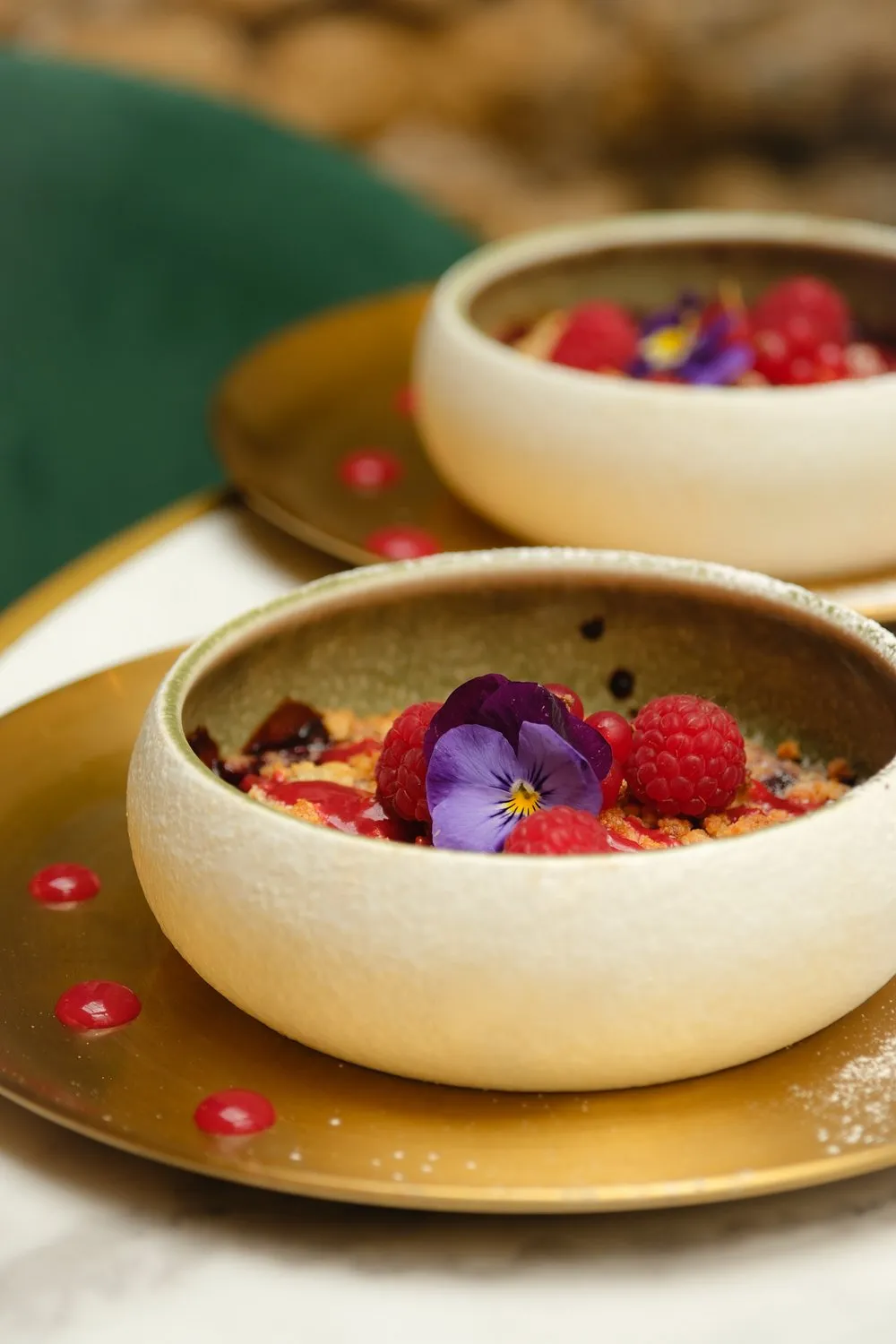 Crumble aux fruits rouges