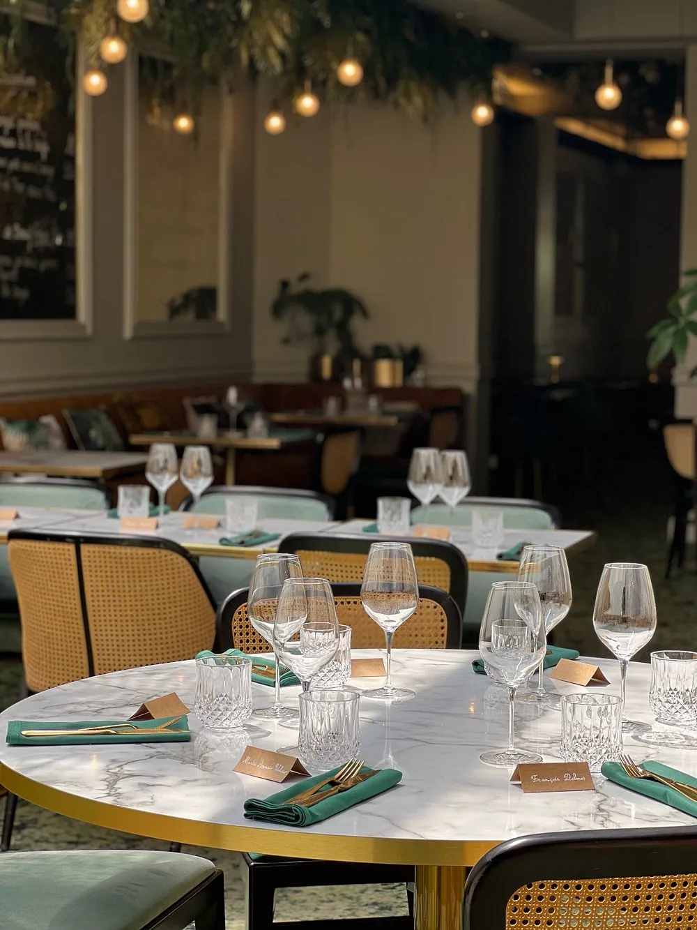 Salle du Flore dressée pour un événement